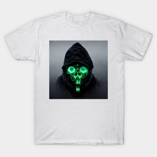 Hooded green mask T-Shirt